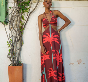 VESTIDO TROPICAL LARGO