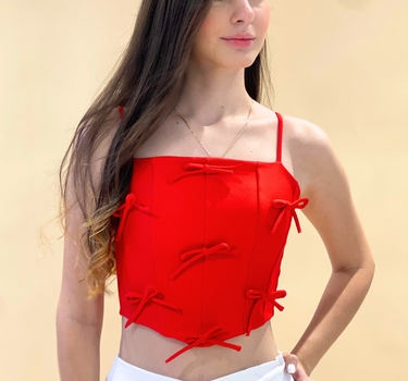 TOP CORSET CON MOÑOS